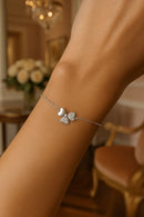 PULSEIRA TREVO TRÊS FOLHAS CRAVEJADO